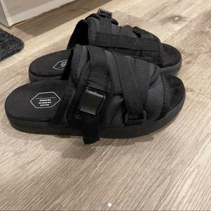 Slides (only worn once, too small for me) USA size: 7.5 mens/9.5 womens